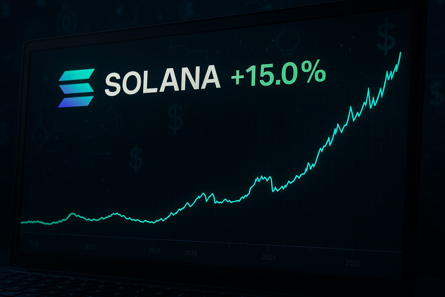 Solana corre a marcar un gol del 15% en dólares tras corrección técnica y crecimiento en activos tokenizados
