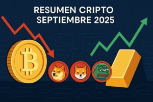Lee más sobre el artículo Resumen cripto septiembre 2025: Bitcoin, monedas meme y oro en foco